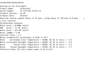 screen report defaukt