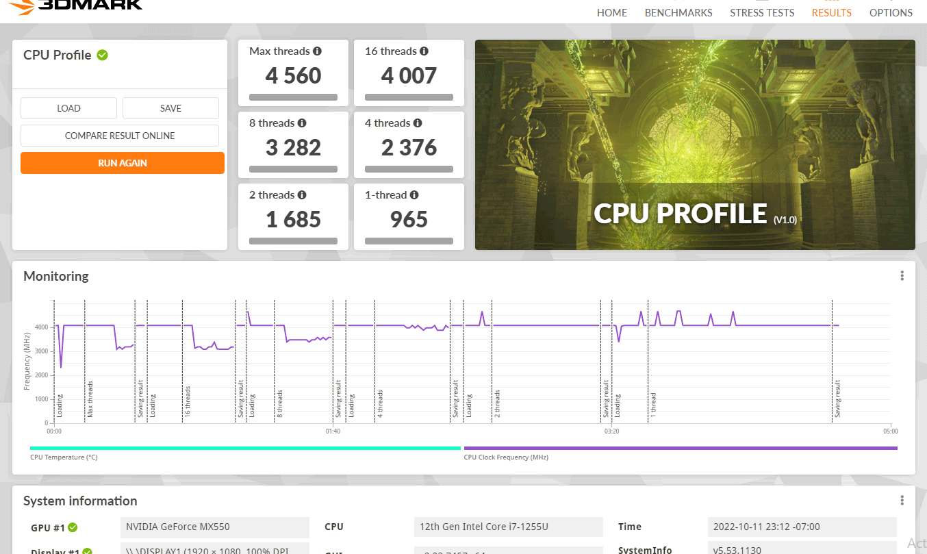 3dmark cpu