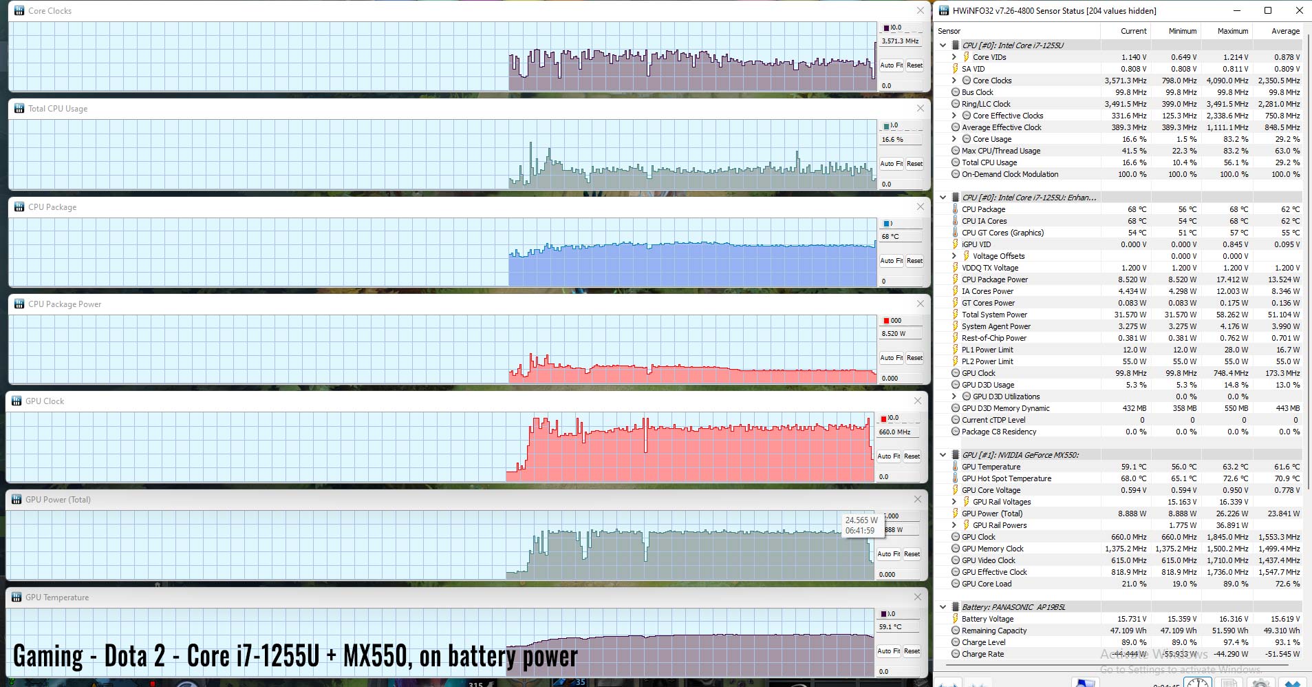 gaming dota2 battery