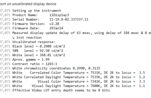 screen report default 3