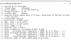 screen report default