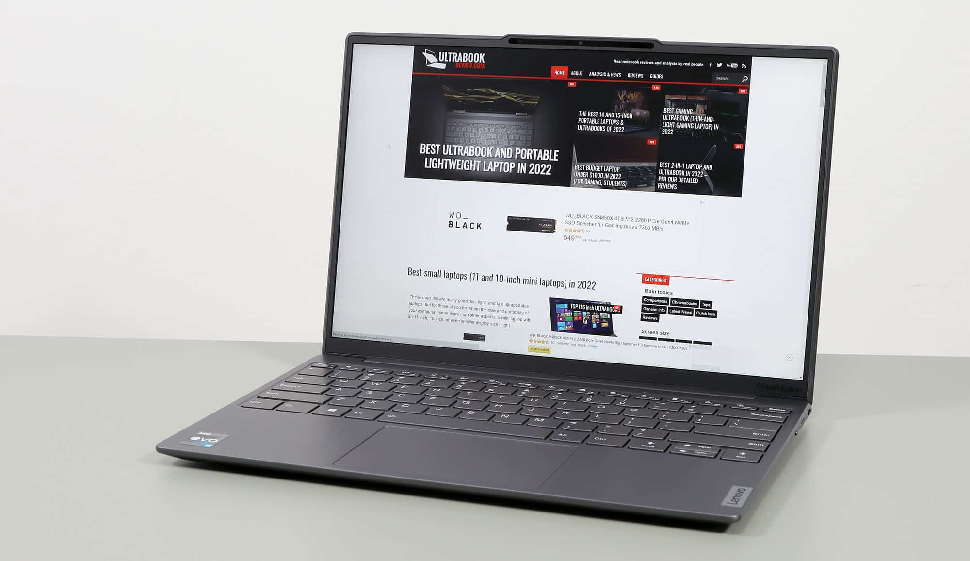 Lenovo Slim 7i Carbon (13″ Intel)