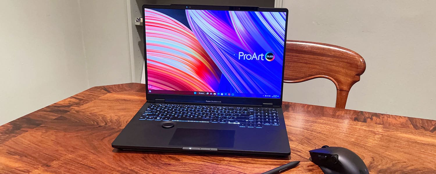 3D OLED laptops: ProArt StudioBook Pro 16, Asus ZenBook Pro 16X