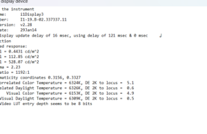 screen singlezone report sdr default