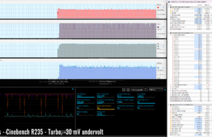 stress cinebenchr23 turbo UV