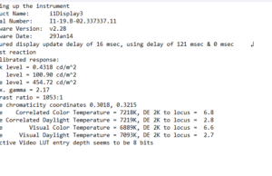 screen report default