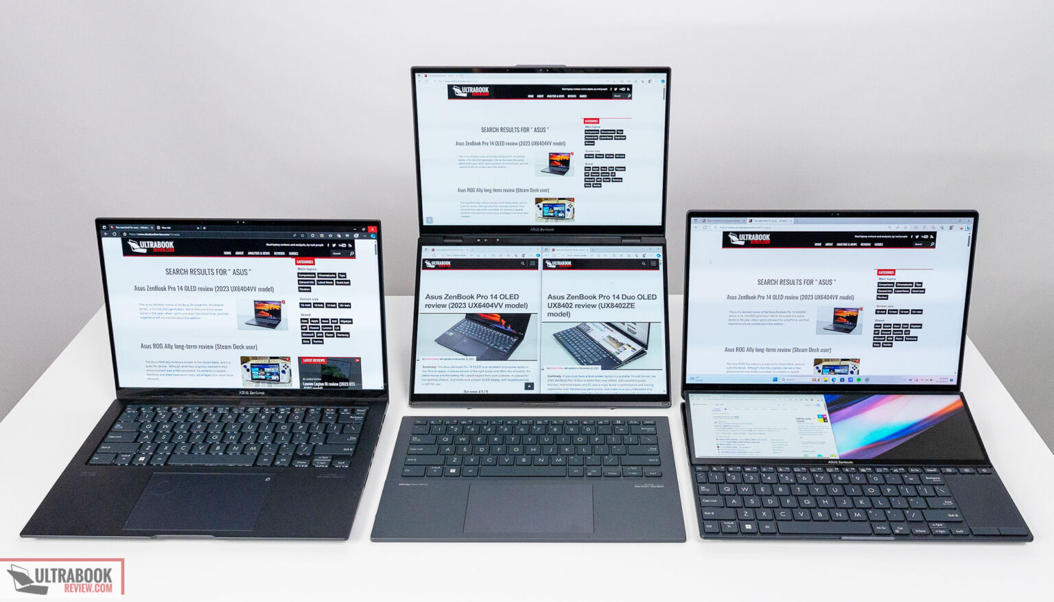 Asus Zenbook Duo OLED UX8406 impressions - dual OLED displays, Meteor Lake