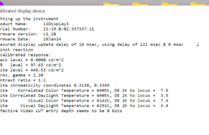 display report default hdr