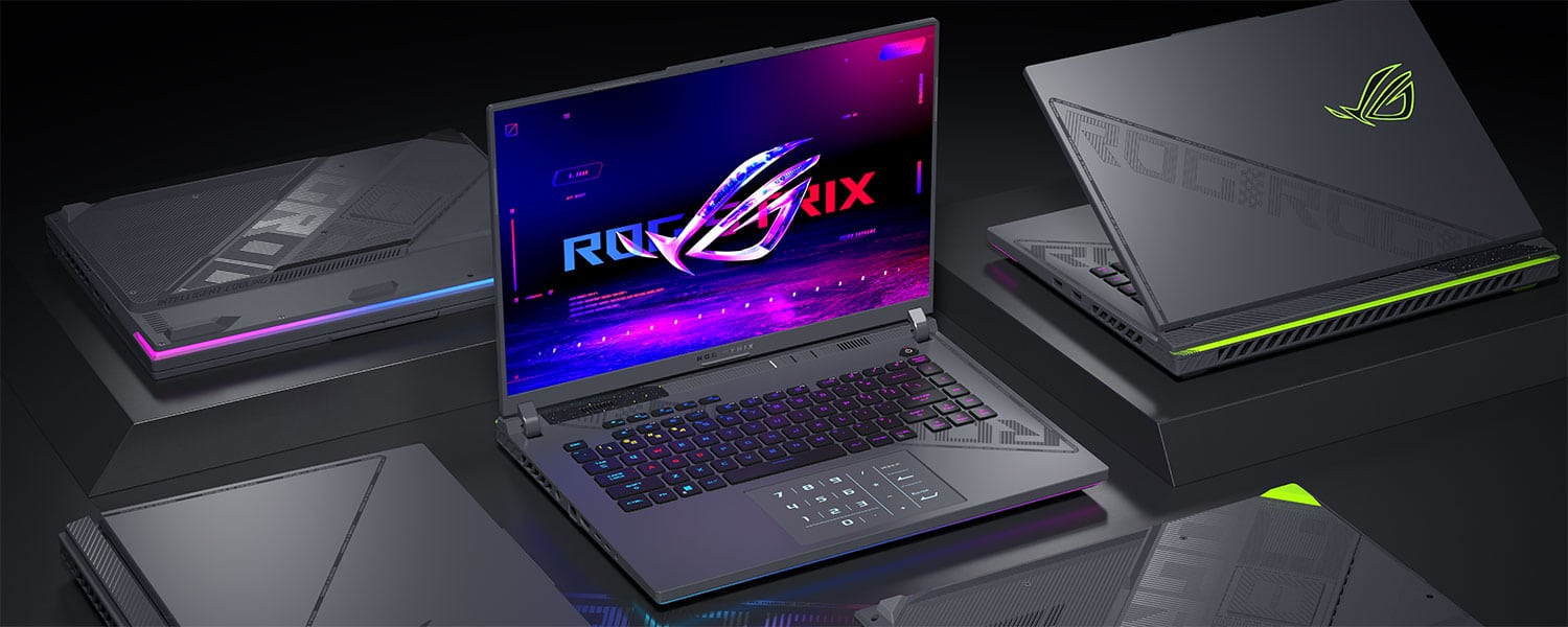 2023 Asus ROG Strix G16 G614 and G18 G814 Intel or AMD, RTX 4000 graphics