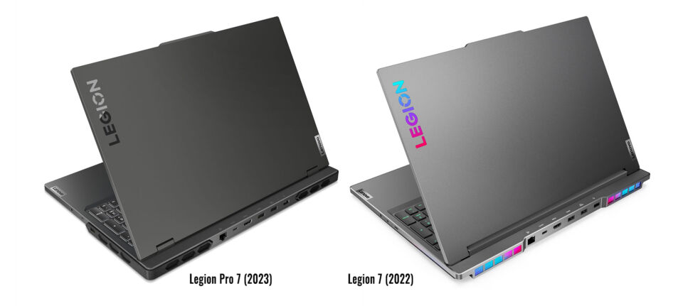 Lenovo Legion Pro 7 & Legion Pro 7i - more powerful, RTX 4090 graphics