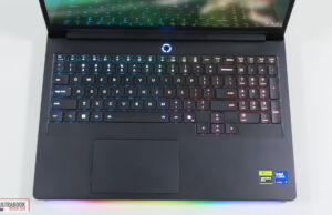 interior keyboard touchpad