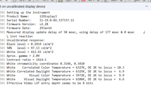 screen report default