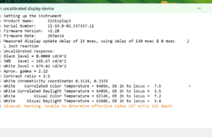 screen report default