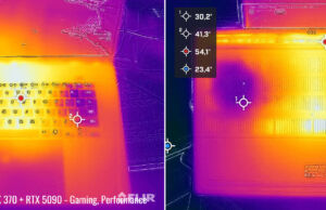 temps proartp16 gaming perf