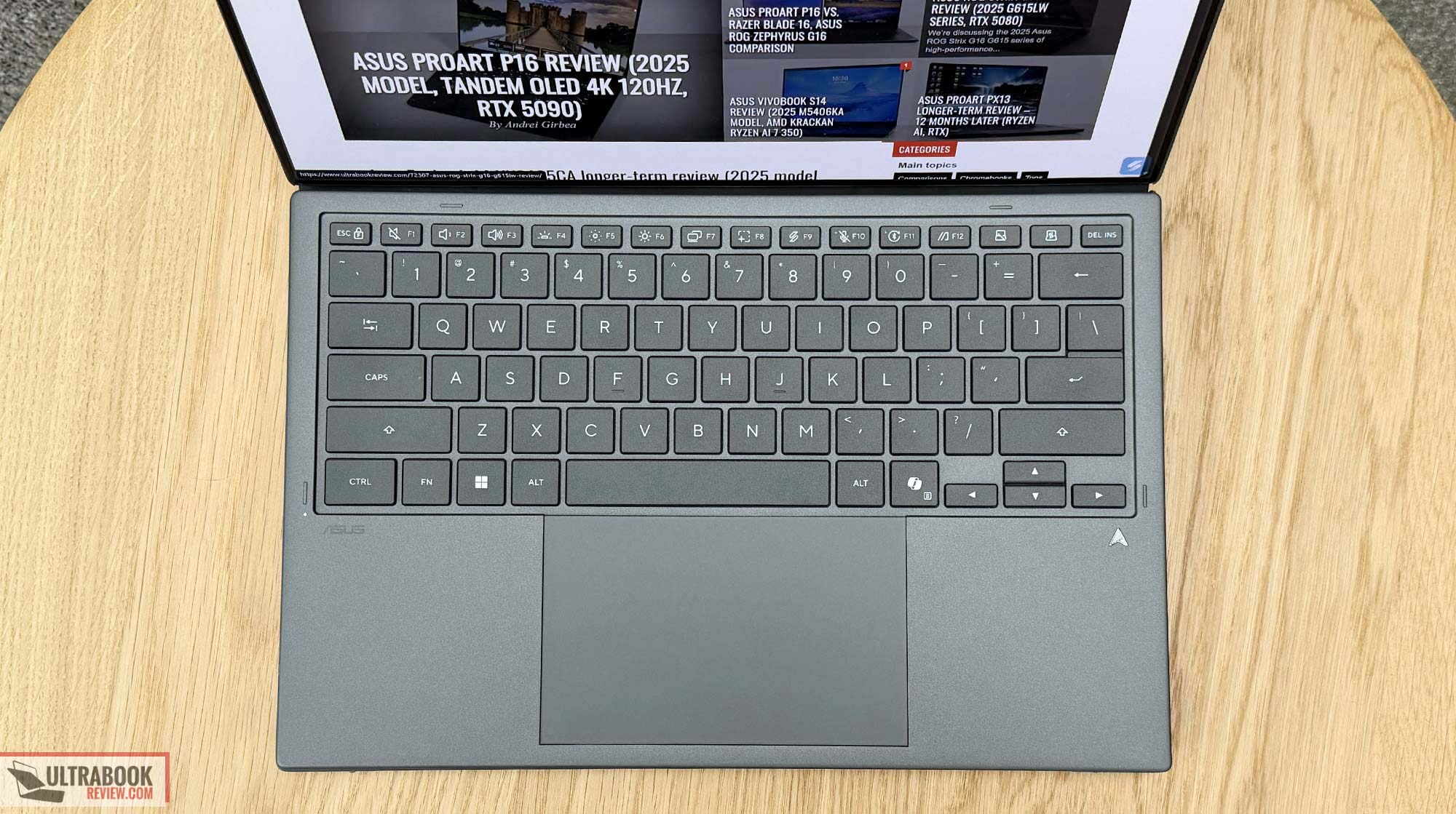 teclado zenbook dúo
