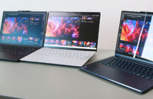 Lenovo Thinkpad X1 Carbon vs. Asus Expertbook Ultra comparison display matte glossy 1