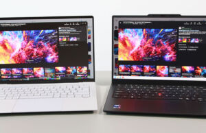 Lenovo Thinkpad X1 Carbon vs. Asus Expertbook Ultra comparison interior