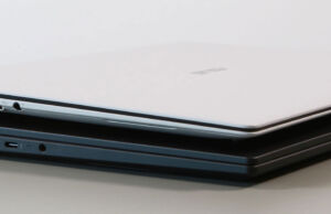 Lenovo Thinkpad X1 Carbon vs. Asus Expertbook Ultra comparison sides2