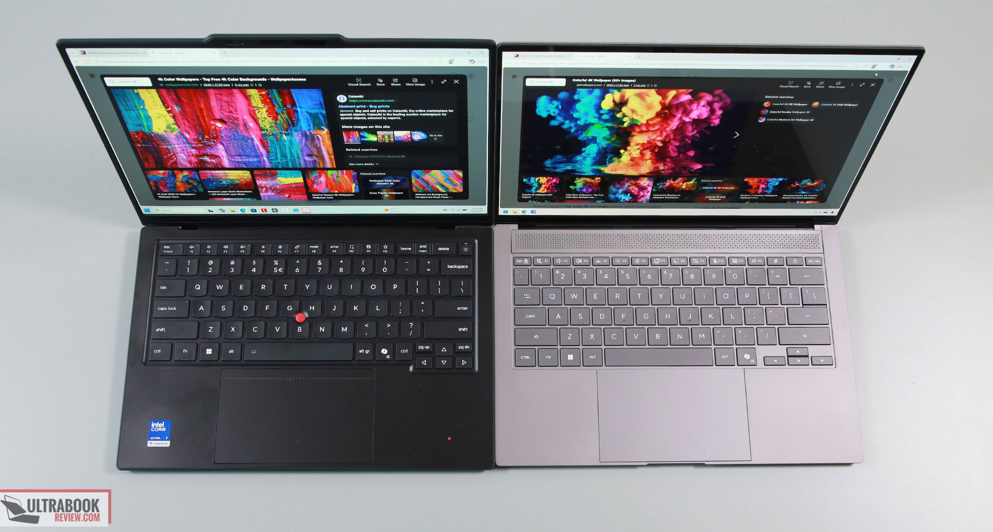 Lenovo ThinkPad X1 Carbon vs. MacBook Air, ThinkPad T14 and T14s, Yoga 9i 2-in-1, Zenbook S14 thinkpad x1carbon zenbooks14 keyboads